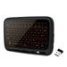 Tomshoo H18+ 2.4GHz Wireless Keyboard Full Touchpad Backlight Keyboard with Large Touch Pad Remote Control for Smart TV Android PC Laptop