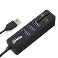 MABOTO JDL-HSD5 USB Hub Combo Splitter 3/6 Ports Optional USB 2.0 High Speed Mini 2 In 1 TF Card Reader for Laptop Computer