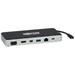 Tripp Lite Black U442-DOCK16-B USB Dock Triple Display - 4K HDMI & mDP VGA USB 3.2 Gen 1 USB-A/C Hub GbE 60W PD Charging