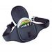 deluxe portable cd player holder case with belt - black - for exercise hiking or biking