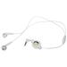 Headphones Retractable Earphones for Kyocera DuraXV Extreme -- Hands-free Headset 3.5mm w Mic Earbuds Earpieces Microphone compatible with Kyocera DuraXV Extreme Flip Phone