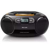 Philips Portable Boombox with CD and Cassette Player for MP3-CD CD and CD-R/RW USB Play