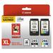 Genuine Canon PG-245 XL/CL-246 XL Ink Cartridge Combo Pack with GP-502 Photo Paper (8278B005)