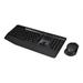 Logitech Wireless Combo MK345 - Keyboard and mouse set - wireless - 2.4 GHz - black blue