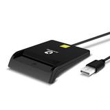 Zoweetek CAC Reader CAC Card Reader DOD Military USB CAC CAC Reader Military Plug USB-A for Microsoft and Mac