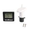 IRFORA Ultrasonic Water Tank Liquid Depth Level Meter Sensor with Temperature Liquid Level LCD Display