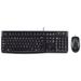 :Logitech MK120 UK Desktop Wired USB Keyboard Low-Profile Keys and Optical Mouse Ref 920-002552