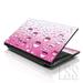 LSS 15 15.6 inch Laptop Notebook Skin Sticker Cover Art Decal For Hp Dell Lenovo Apple Asus Acer Fits 13.3 14 15.6 16 with 2 Wrist Pads Free - Pink Water Drops
