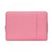 JANDEL Laptop Sleeve Bag Compatible with 13-13.3 inch MacBook Pro MacBook Air Notebook Computer Water Repellent Polyester Vertical Protective Case with Pocket Pink