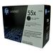 OEM 55x (ce255x) toner cartridge black 12.5k high yield