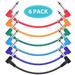 ammoon Guitar Effect Pedal Cables Instrument Patch Cord 15cm 1/4 Inch Right Angle TS Plug PVC Jacket 6pcs/pack