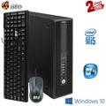 Restored HP Z240 Workstation SFF Computer Core i5 6th 3.4GHz 8GB Ram 500GB HDD 240GB M.2 SSD Keyboard and Mouse Wi-Fi Win10 Pro Desktop PC (Refurbished)