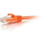 C2G 50ft Cat6a Snagless Unshielded UTP Network Patch Ethernet Cable-Orange - Patch cable - RJ-45 (M) to RJ-45 (M) - 50 ft - UTP - CAT 6a - molded snagless stranded - orange