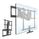 Mount-It! Fireplace Mantel Full Motion Bracket Pull Down TV Wall Mount Fits 42 to 65 TV s 62 lbs. Capacity