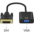 DVI to VGA Adapter DVI 24+1 DVI-D Dual Link to VGA Male to Female 1080P Video Cable Converter for Gaming DVD Laptop HDTV Projector & Other DVI Enabled Devices