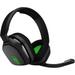 Restored Logitech Astro A10 Wired Gaming PC Xbox One Headset with Boom Mic 3.5mm Gray Green (Refurbished)