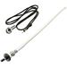 boss audio systems white mrant12w rubber antenna compatible with marine receivers