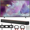 Samsung QN43Q60AAFXZA 43 Inch QLED Q60A 4K Smart TV 2021 Bundle with Deco Home 60W 2.0 Channel Soundbar 37 -100 TV Wall Mount Bracket Bundle and 6-Outlet Surge Adapter