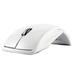 SANOXY 2.4GHz wifi Folding Foldable Arc Optical Mouse with USB Receiver (WHITE)