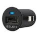 Belkin Micro CLA - Car power adapter - 2.1 A (USB Apple Dock) - black