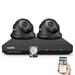 SANNCE 4CH DVR CCTV System 2PCS 2MP IP66 Waterproof Outdoor Security Dome Cameras CCTV Surveillance Kit with 1T HDD