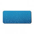 Rain Computer Mouse Pad Water Drops on Glass Relaxing Ecology Purifying Fresh Water Monsoon Environment Image Rectangle Non-Slip Rubber Mousepad X-Large 35 x 15 Gaming Size Blue by Ambesonne