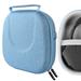 Geekria Shield Headphones Case Compatible with AirPods Max Headphones Case Replacement Hard Shell Travel Carrying Bag with Room for Smart Case and Accessories Storage (Blue)