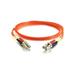 C2G 11032 OM2 Fiber Optic Cable - LC-LC 50/125 Duplex Multimode Fiber Cable TAA Compliant Orange (9.8 Feet 3 Meters)