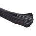 Alex Tech 10ft - 3/4 inch Cord Protector Wire Loom Tubing Cable Sleeve Split Sleeving For USB Cable Power Cord Audio Video Cable - Protect Cat From Chewing Cords - Black