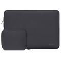Mosiso 13.3 Protective Laptop Sleeve for MacBook Air Pro 13-13.3 inch Water Repellent Neoprene Notebook Bag Case for Lenovo ThinkPad Dell HP Asus Acer Space Gray