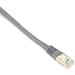 Black Box CAT5e 100-MHz Stranded Patch Cable Slim Molded Boot F/UTP CM PVC Gray 15FT