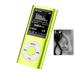 8GB MP3 Player 6 Hours Playback Lossless Sound Music Player Digital LCD Screen Voice Recording FM Radio Support Multiple Languages Green