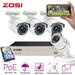 5MP PoE Home Security Cameras System Outdoor ZOSI H.265+ 8 Channel NVR with 5MP Surveillance Cameras 1TB Hard Drive Motion Detection