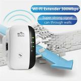 MELLCO Mini Wi-Fi Range Extender - Coverage Up to 100 M with Dual Band Wireless Signal Booster & Repeater (Up to 300Mbps Speed) and Compact Wall Plug Design
