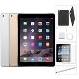 Restored Apple iPad Air 2 128GB Space Gray -Wifi + 4GUnlocked - Bundle - Case Rapid Charger Tempered Glass & Stylus Pen (Refurbished)