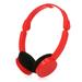 Docooler Kids Headphones 3.5mm Wired Over-ear Headphones Foldable Sports Headset Portable Earphones for Kids Student MP4 MP3 Smartphones Laptop Red