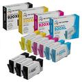 LD Remanufactured Replacements for HP 920 / 920XL Ink Cartridges: 3 Black 2 Cyan 2 Magenta 2 Yellow for OfficeJet 6000 6500 6500a 6500a Plus 7000 Wide Format & 7500a