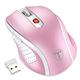 VicTsing MM057 2.4G Wireless Portable Mobile Mouse Optical Mice with USB Receiver 5 Adjustable DPI Levels 6 Buttons for Notebook PC Laptop Computer Macbook (Pink)