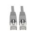 Eaton Tripp Lite Series Cat6a 10G Snagless Shielded STP Ethernet Cable (RJ45 M/M) PoE Gray 8 ft. (2.43 m)