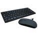2.4G Wireless Silent Keyboard And Mouse Mini Multimedia Full-size Keyboard Mouse Combo Set for Iphone Ipad Android Tablet Win PC Black 2