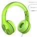 LilGadgets Connect+ Pro Headphones for Kids for School - Designed with Kids Comfort in Mind Foldable Over-Ear Headset with in-line Microphone Wired Headphones