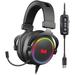 Monster Digital Alpha 7.1 RGB Illuminated Gaming Headset with 7.1 Surround Sound Noise-Cancelling Detachable Mic Cushioned Earcups â€“ for PC Gaming