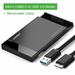 GREEN Type C USB 3.1 SATA 3 Cable Sata To USB 3.0External Hard Drive Disk Box Adapter Thunderbolt 3 House Compatible with 7mm 9.5mm 2.5 SATA SSD HDD PS4PS3 Xbox TV Laptop MacBook Tool Freeï¼ˆtype-cï¼‰
