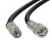 Black 12 ft BNC to RCA RG6 Cable - Professional Grade - Male BNC to Male RCA Cable - BNC Cable - 75 Ohm Coaxial 50/75 Ohm Connectors SDI HD-SDI CCTV Camera and More - 12 Feet Long in Black