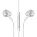 Premium White Wired Earbud Stereo In-Ear Headphones with in-line Remote & Microphone Compatible with Nokia Lumia 620