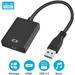 USB to HDMI Adapter USB 3.0/2.0 to HDMI Cable Multi-Display Video Converter- PC Laptop Windows 7 8 10 Desktop Laptop PC Monitor Projector HDTV [Not Support Chromebook]