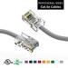 FireFold Cat5e Ethernet Patch Cable Gray 6ft with Gold Plated RJ45 Connectors â€“ 350 MHz High Performance Patch Cord â€“ 4 UTP 24 AWG Stranded Copper Pure Conductors with PVC Jacket