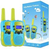 Toys for 3-12 Year Old Boys Girls Walkie Talkies for Kids 22 Channels 2 Way Radio Toy with Backlit LCD Flashlight 3 Miles Range for Outside Camping Hiking