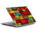 Skin Decal for Dell XPS 13 Laptop Vinyl Wrap / Abstract Colorful Square Pattern