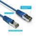 FireFold Cat6 Ethernet Shielded Patch Cable Internet Cable- 10-Gigabit Data Transmission Long Ethernet SSTP Cable High Speed Ethernet Cable- Twisted Copper Network Lan Cable